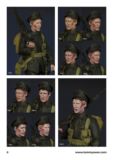 Tommy's War painting instructions for British World War One uniform