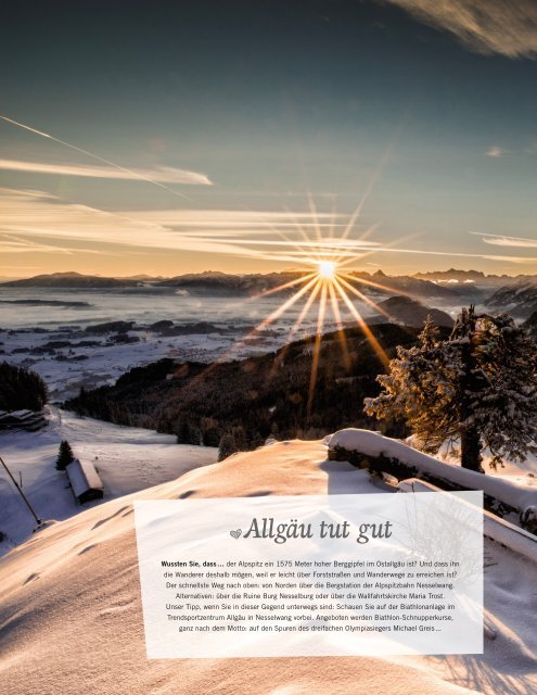 Griaß di' Allgäu Winter 2018/2019