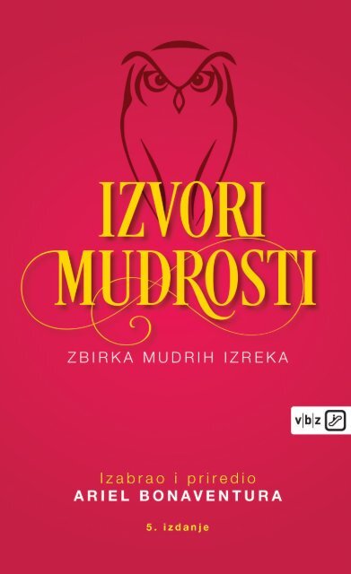 Ariel Bonaventura - Izvori mudrosti
