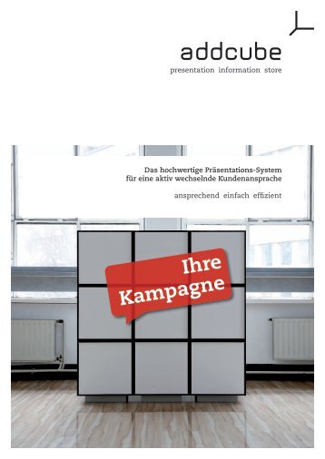 addcube Katalog (PDF) - artefakt Offenbach