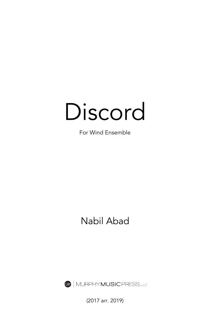 Discord | Murphy Music Press, LLC