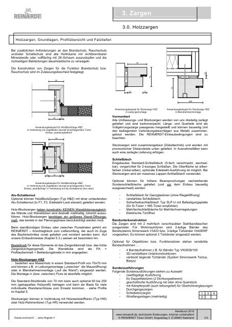 2. Türen - REINÆRDT Türen GmbH