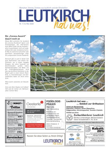 Leutkirch hat was 06.05.2020