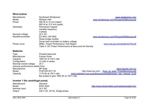 Energy consumption modelling - ADU-RES