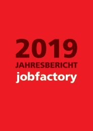 Jahresbericht Jobfactory 2019