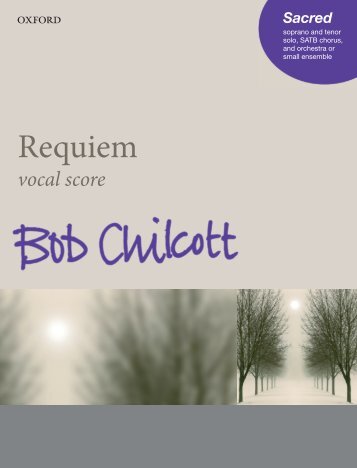Bob Chilcott Requiem vocal score