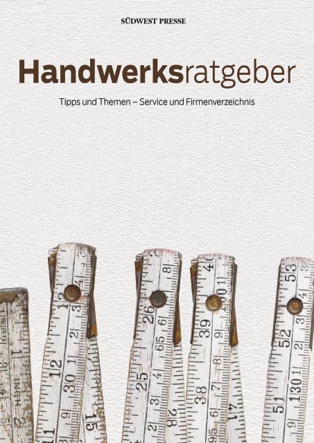 2020/19 - Handwerksratgeber 