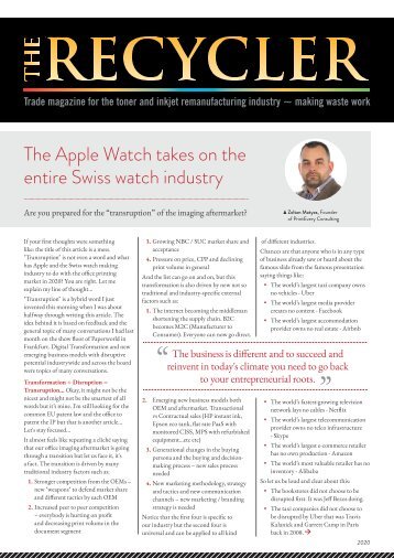 The Recycler Digital Marketing Column Issue 328