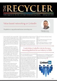 The Recycler Digital Marketing Column Issue 330