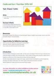 Art Lesson Plan inspired by Paul Klee - for Early Years