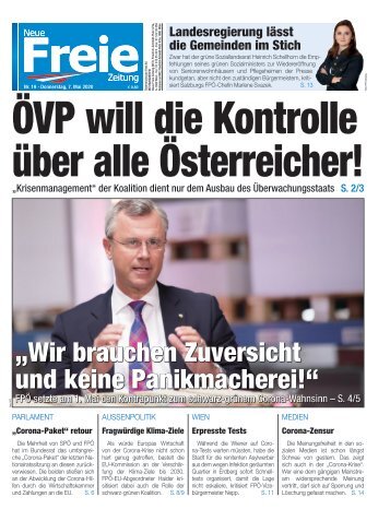 ÖVP will die Kontrolle über alle Österreicher!