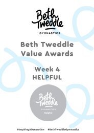 Beth Tweddle Value Awards: Helpful