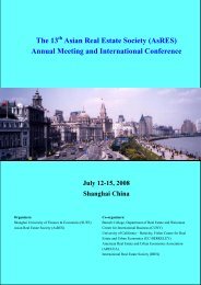 Annual Meeting and International Conference July 12-15 ... - AsRES