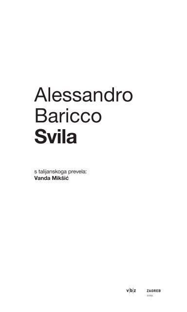 Alessandro Baricco - Svila