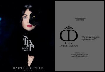 Italy Dream Design HAUTE COUTURE MY DESIGN 2019