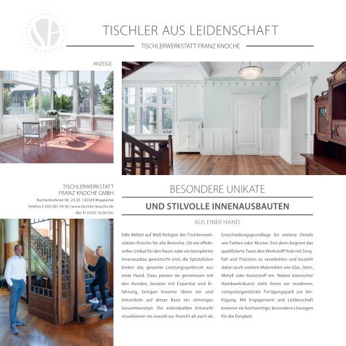 STILPUNKTE Lifestyle Guide Ausgabe 17 Bergisches Land - Frühjahr/Sommer 2020