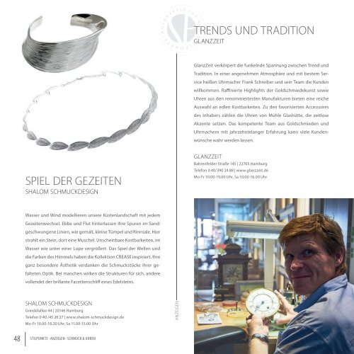 STILPUNKTE Lifestyle Guide Ausgabe 17 Hamburg/Sylt - Frühjahr/Sommer 2020