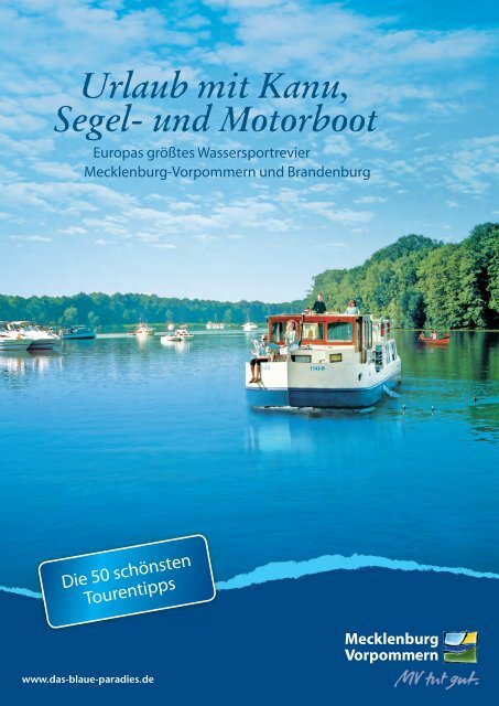 B - Urlaub an Ostsee und Seen - Tourismusverband Mecklenburg ...