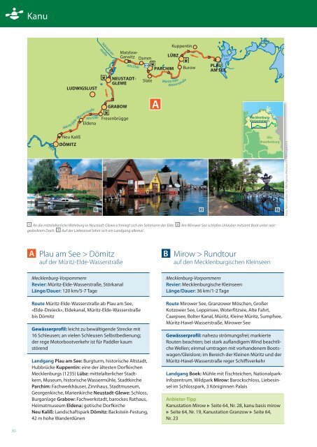 B - Urlaub an Ostsee und Seen - Tourismusverband Mecklenburg ...