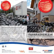 FAHRRADVERLEIH - Intersport Walensee