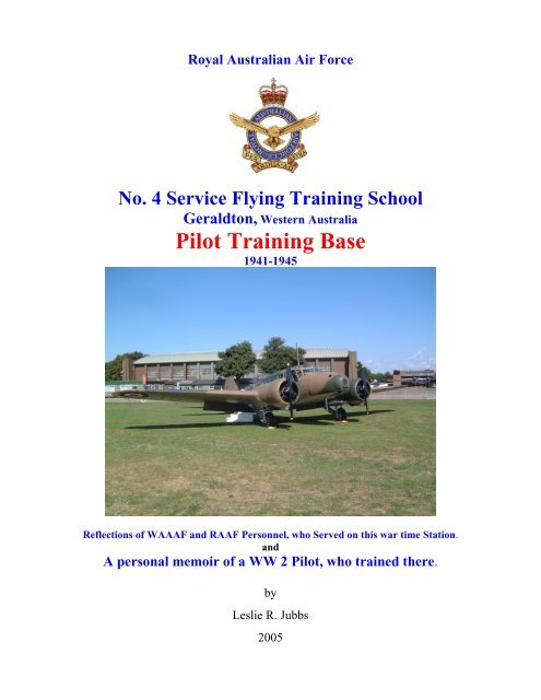 No. 4 Service Flying Training School - FuturePD