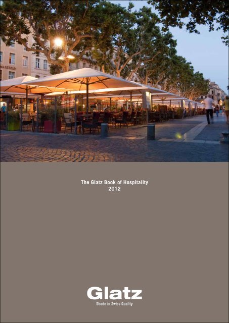 The Glatz Book of Hospitality 2012 - Glatz Sonnenschirm Shop