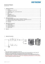 Accessoires Program - HB-Therm