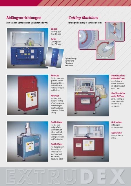 TPV-tubes and -profiles for the automotive industry ... - Extrudex