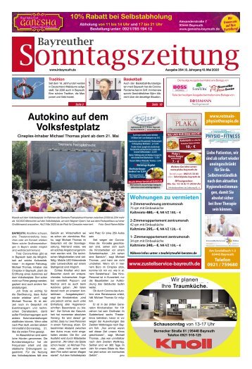 2020-05-10 Bayreuther Sonntagszeitung