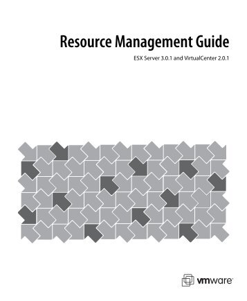Resource Management Guide - VMware