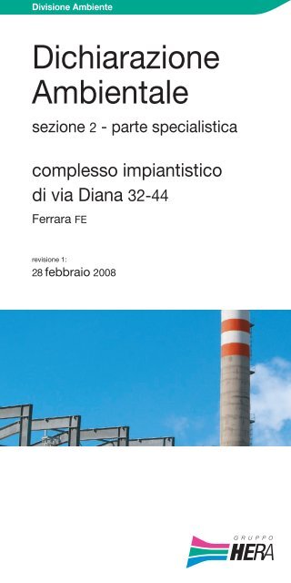 Dichiarazione Ambientale - Complesso ... - Il Gruppo Hera