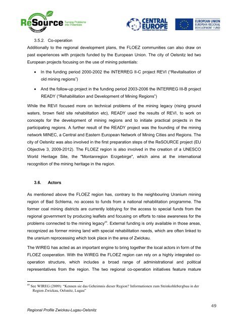 Title: Regional Profile Report - Central Europe