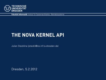 THE NOVA KERNEL API - Index of