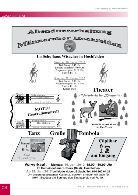 6 Dezember/Januar - Hochfelden