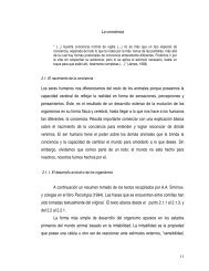 La conciencia Los seres humanos nos diferenciamos del resto de ...