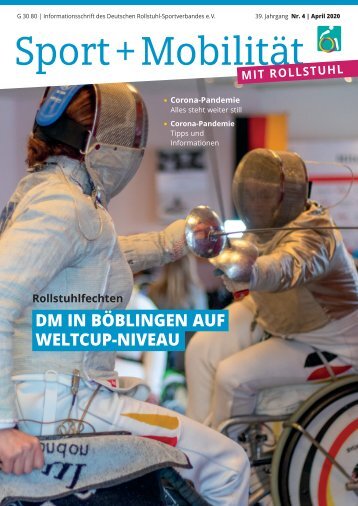 Sport + Mobilität mit Rollstuhl 04/2020