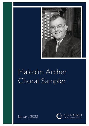 Malcolm Archer sampler