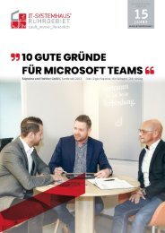 10 gute Gründe für Microsoft Teams