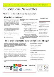 What is SusStations? - Association of Community Rail Partnerships ...