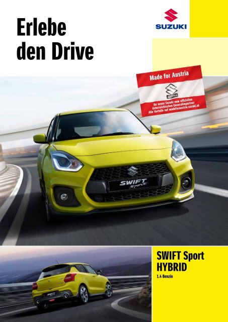 SWIFT Sport HYBRID Modellprospekt