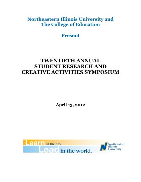Symposium Program - Northeastern Illinois University