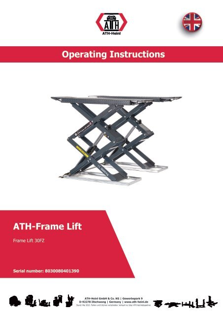 ATH-Heinl Bedienungsanleitung Frame Lift 30FZ