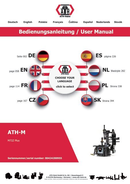 ATH-Heinl Bedienungsanleitung M72Z Plus