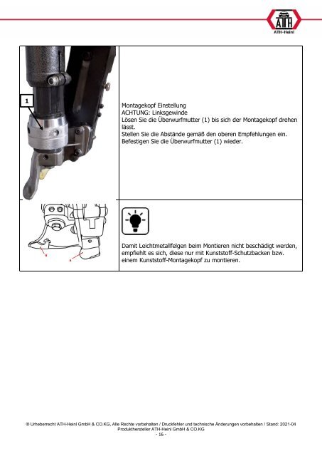 ATH-Heinl Bedienungsanleitung M72Z Plus