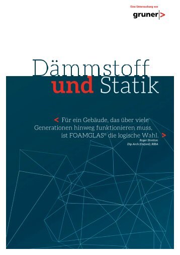 Dämmstoff und Statik