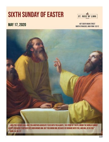 Sixth Sunday of Easter