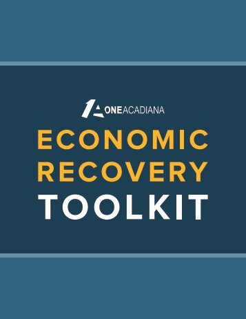 1A Economic Recovery Toolkit