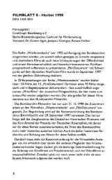 Herausgeber: CineGraph Babelsberg e.V. Berlin ... - Filmblatt