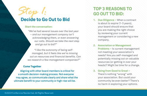 8 Steps to Bid booklet East SC-sconn