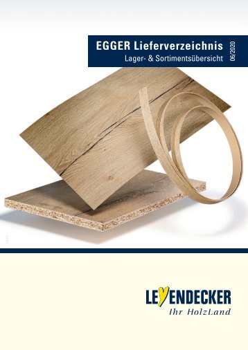 Egger Lieferverzeichnis 2020/ 2022